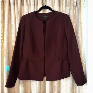 Talbots Women's Deep Burgundy Blazer